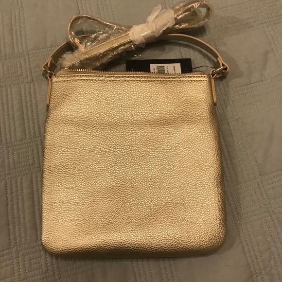 Gold Tommy Hilfiger Crossbody Bag - Picture 2 of 3